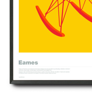 Eames RAR chair illustration limited edition print
